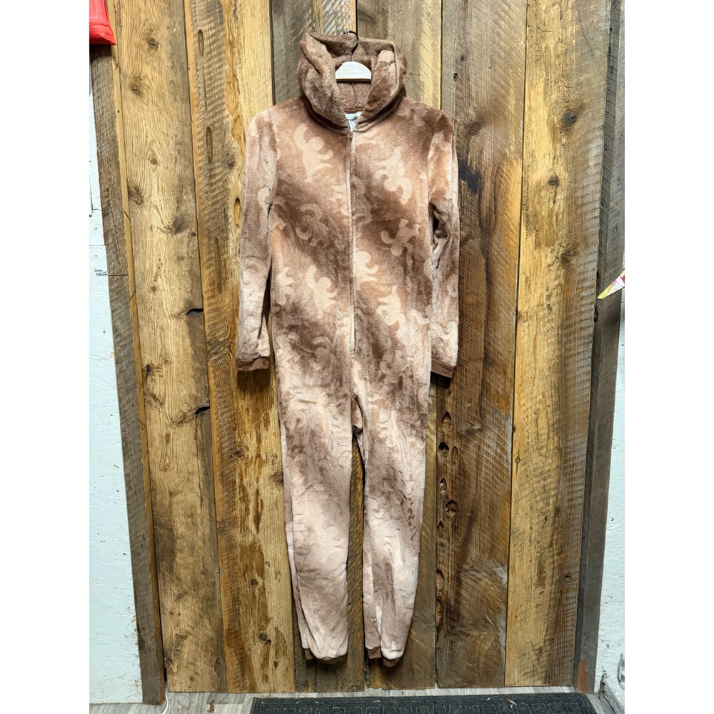Sloth Kids L 14 16 Plush Halloween Onesie Pajamas Hooded Animal Costume Cozy